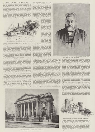 Den avlidne C H Spurgeon av Herbert Railton