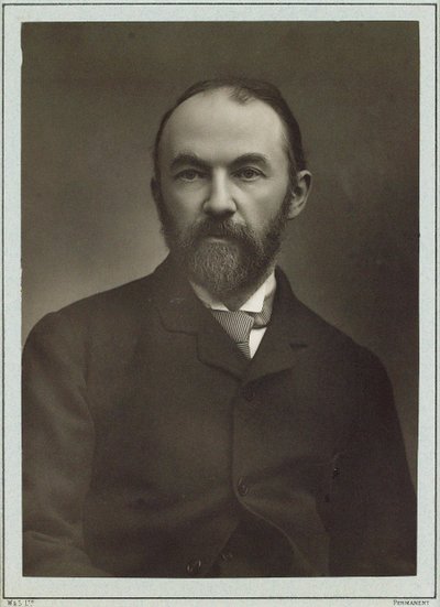 Porträtt av författaren Thomas Hardy 1840-1928. av Herbert Rose Barraud