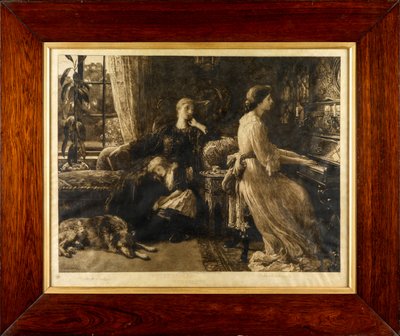 Minnen (etsning) av Herbert Thomas Dicksee