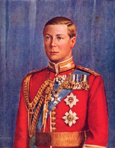 Edward VIII, illustration från "His Majesty King Edward VIII", publicerad 1936 av Herbert Vandyk