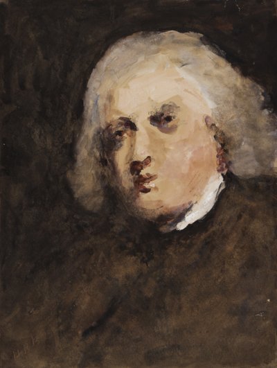 Dr Johnson, efter Reynolds (wc & gouache på papper) av Hercules Brabazon Brabazon