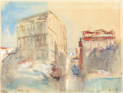 Palats vid Canal Grande i Venedig av Hercules Brabazon Brabazon