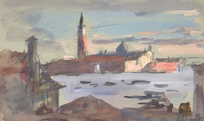 San Giorgio Maggiore, Venedig, 1840-1906. av Hercules Brabazon Brabazon