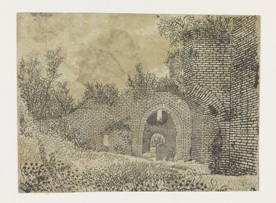 Ruinerna av Brederode slott Ruinerna av Brederode slott från sydväst av Hercules Segers