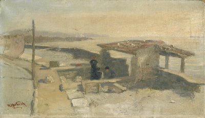 Skiss för Lombardy Bleachery, 1892. av Herman Hartwich