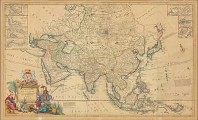 1730 års karta över Asien av Herman Moll av Herman Moll
