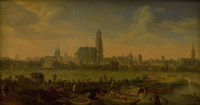 Utsikt över Utrecht av Herman Saftleven