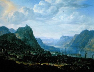 Utsikt över Rhen av Herman the Younger Saftleven
