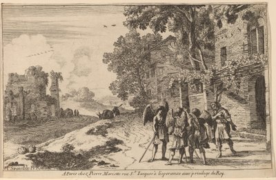 Abraham och de tre änglarna av Herman van Swanevelt