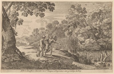 Hagar och ängeln av Herman van Swanevelt
