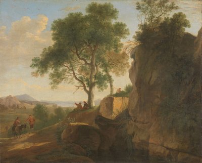 Italienskt landskap av Herman van Swanevelt