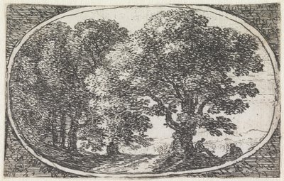 Landskap (nr 10 ur serien: Variae campestrum fantasiae) av Herman van Swanevelt