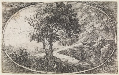Landskap (nr 11 ur serien: Variae campestrum fantasiae) av Herman van Swanevelt