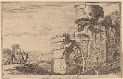 Ruiner på Palatine Hill av Herman van Swanevelt