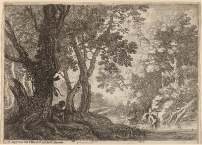 Salmacis och Hermafroditus av Herman van Swanevelt