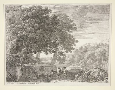 The Little Angels on the Hill, från uppsättningen The Flight into Egypt av Herman van Swanevelt