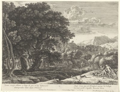 Venus och Adonis på jakt Story of Adonis (serietitel) av Herman van Swanevelt