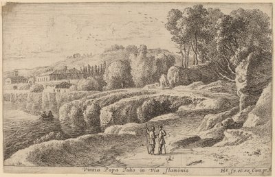 Påven Julius vingård på Via Flaminia av Herman van Swanevelt