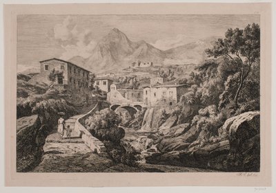 Bruksdamm vid Amalfi av Hermann Carmiencke
