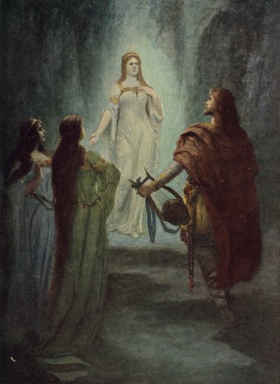 Han såg en vacker kvinna av Hermann Hendrich