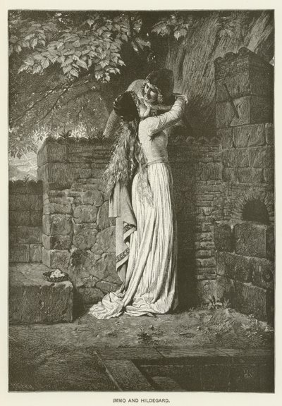 Immo och Hildegard av Hermann Kaulbach