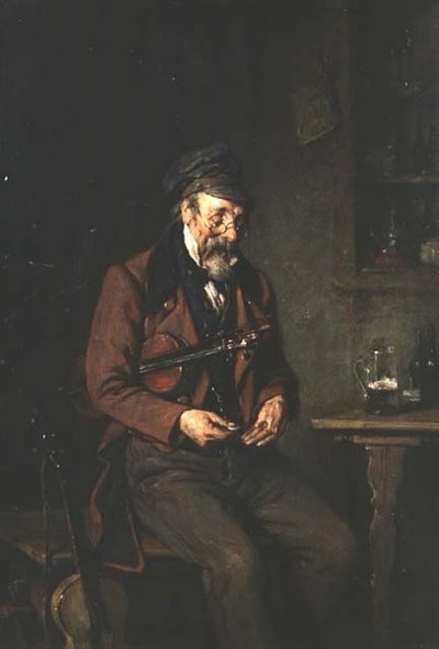 En spelman räknar sina dricks av Hermann Kern
