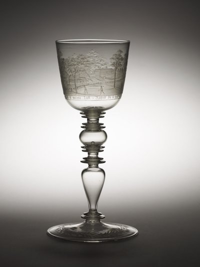 Bägare, ca 1680 (glas) av Hermann Schwinger