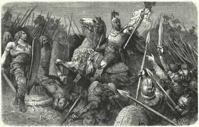 Belisarius attackerade östgoterna i Rom, 536 av Hermann Vogel