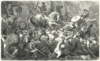 Den atenska arméns nederlag på Sicilien, 413 f.Kr av Hermann Vogel