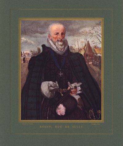 Maximilien de Bethune, hertig av Sully, Frankrikes chefsminister under kung Henrik IV:s regeringstid av Hermann Vogel