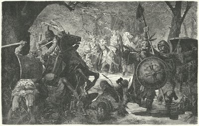 Ottokar II av Böhmens korståg mot de hedniska fornpreussarna, 1255 av Hermann Vogel