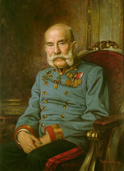 Kejsar Franz Josef I av Österrike (1830-1916) av Hermann Wassmuth