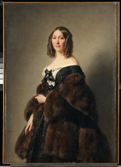 Porträtt av Cécile Charlotte Furtado-Heine (olja på duk) av Hermann Winterhalter