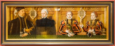 Familjeporträtt av Johannes II av Rietberg av Hermann Tom Ring