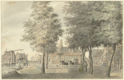 Torg i byn Zuilen av Hermanus Petrus Schouten