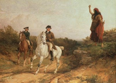 Meg Merrilies från Keats dikt Old Meg she was a Gypsy av Heywood Hardy
