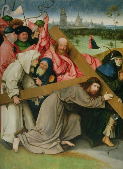 Kristo Akibeba Msalaba swed av Hieronymus Bosch