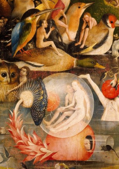 De jordiska njutningarnas trädgård av Hieronymus Bosch