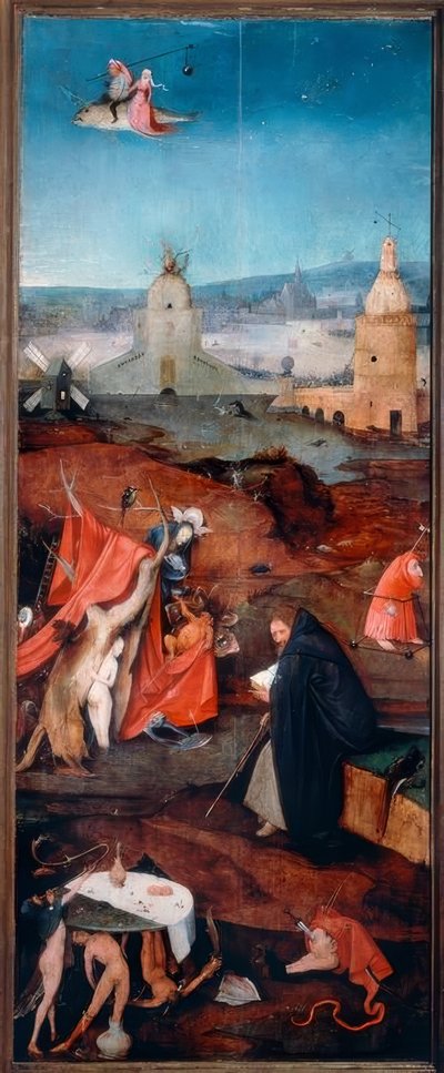 Sankt Antonius i kontemplation av Hieronymus Bosch