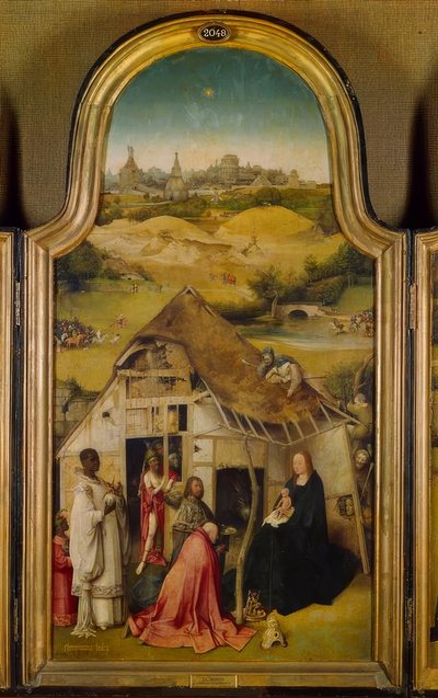 Tillbedjan av Magi av Hieronymus Bosch