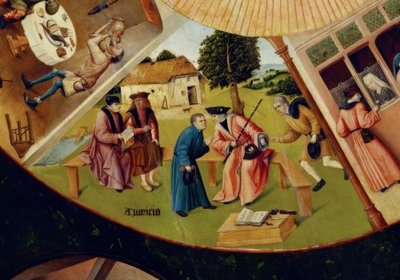 De sju stora synderna och de fyra sista sakerna av Hieronymus Bosch