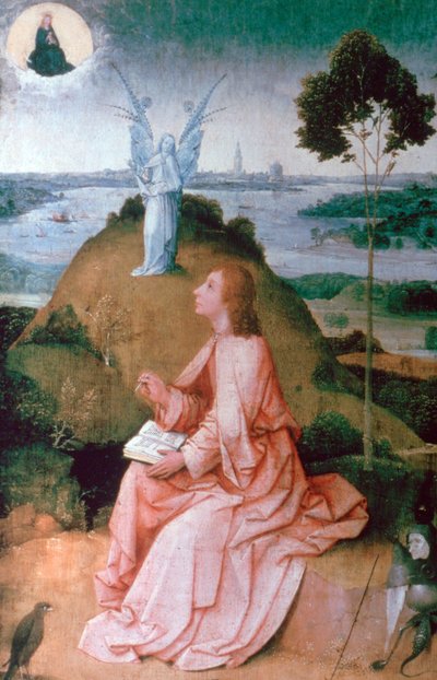 Johannes evangelisten på Patmos, 1504-1505 av Hieronymus Bosch