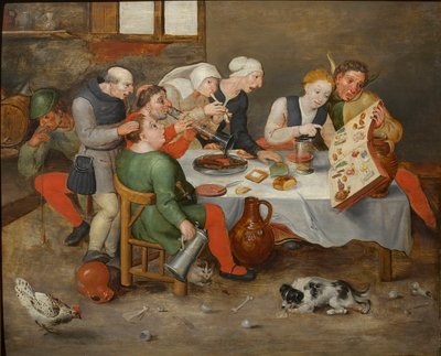 The Bacchus Singers, 1580. av Hieronymus, Bosch