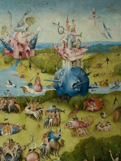 The Garden of Earthly Delights, 1490-1500 av Hieronymus Bosch