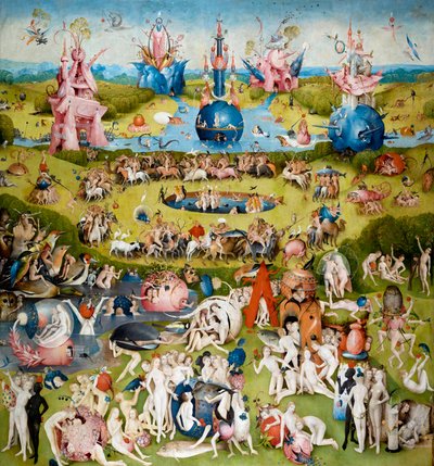 The Garden of Earthly Delights Centralpanel, ca. 1500 av Hieronymus Bosch