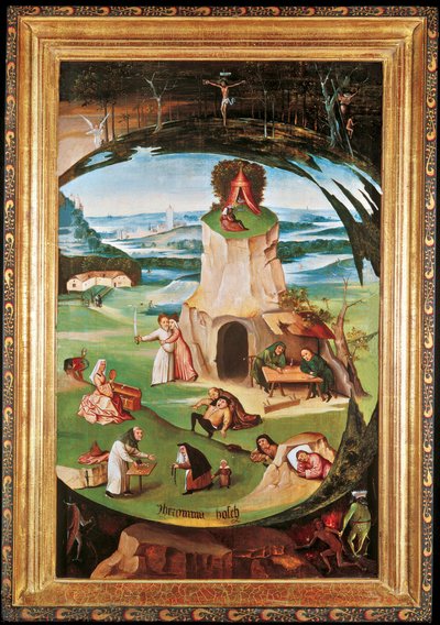De sju dödssynderna av Hieronymus Bosch