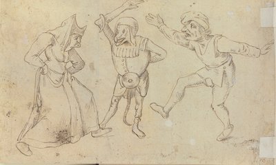 Tre dansande figurer av Hieronymus Bosch