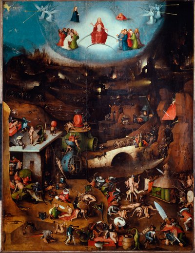 Tryptic of the Last Judgement, central panel, c.1504 (målning på trä) av Hieronymus Bosch