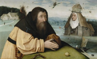 Sankt Antonius frestelser av Hieronymus Bosch and workshop