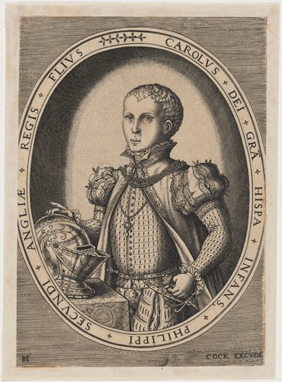 Don Carlos, prins av Asturien av Hieronymus Cock